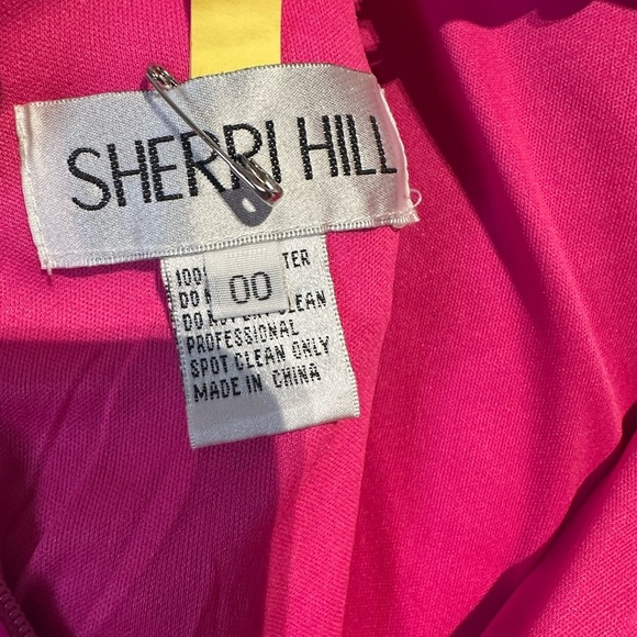 Sherri Hill Sparkling Fuchsia Gown - Picture 2 of 12